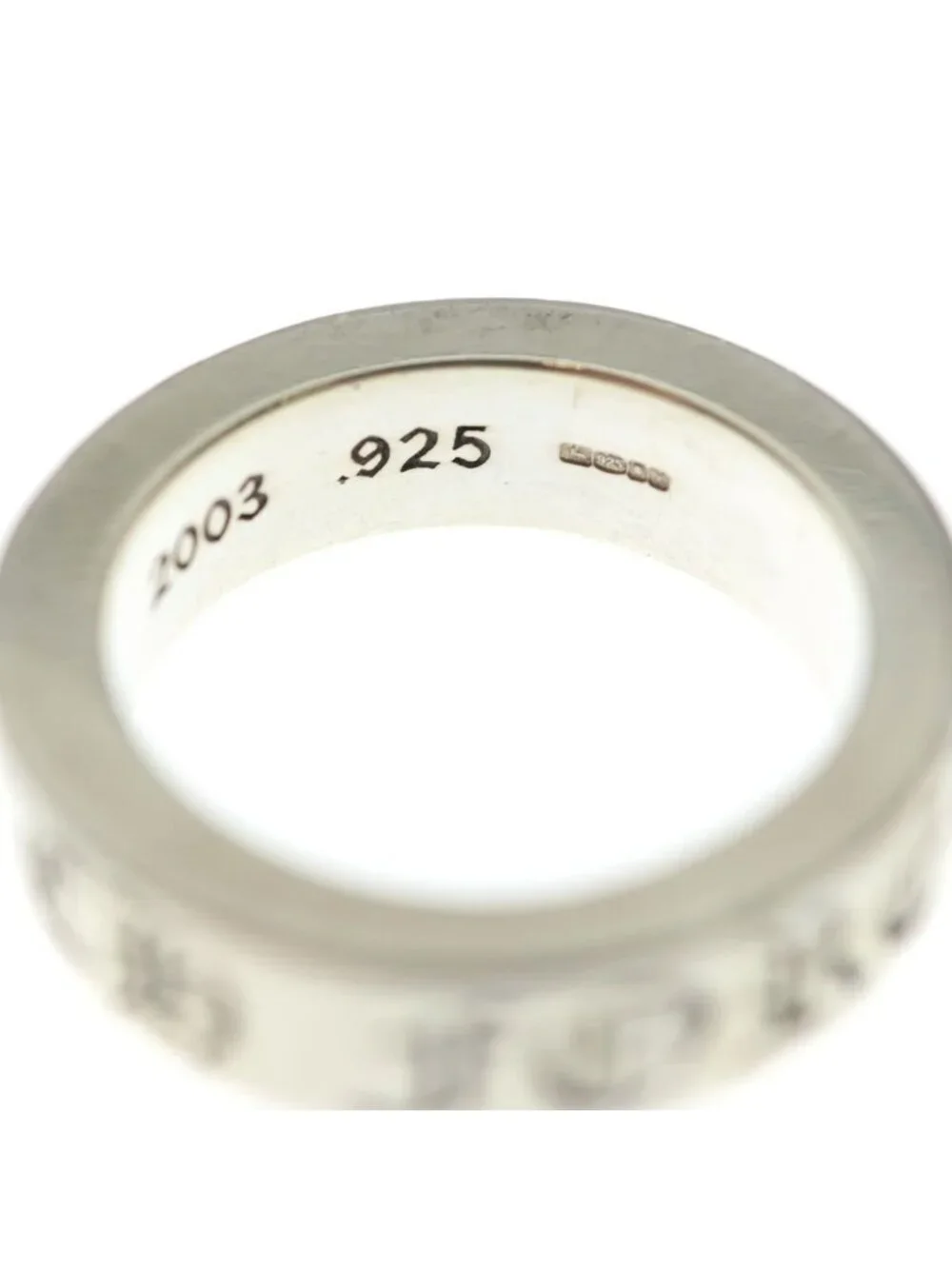 Chrome Hearts Spacer Forever Silver Ring